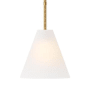 Visual Comfort Remy 11" Wide Pendant Burnished Brass