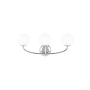 Visual Comfort Galassia 3 Light 23" Wide Bathroom Vanity Light Polished Nickel