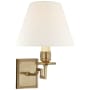 Visual Comfort Dean 13" Tall Wall Sconce Natural Brass