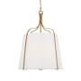 Visual Comfort Leander 3 Light 18" Wide Pendant Antique Gild