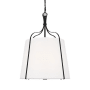 Visual Comfort Leander 3 Light 18" Wide Pendant Smith Steel
