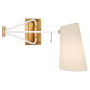 Hand-Rubbed Antique Brass / White