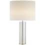Visual Comfort Lineham 30" Table Lamp by AERIN Polished Nickel