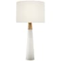 Visual Comfort Olsen 33" Tall Cordless LED Buffet Table Lamp Alabaster / Linen