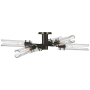 Visual Comfort Casoria 6 Light 28" Wide Semi-Flush Ceiling Fixture Bronze