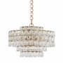 Visual Comfort Liscia 25" Drum Style Chandelier by AERIN Gild