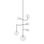 Visual Comfort Linnea 26" Wide LED Chandelier Modern Iron / Clear Glass