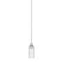 Visual Comfort Asalea 5" Wide Mini Pendant Polished Nickel / Clear Glass