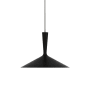 Visual Comfort Rosetta 18" Wide Pendant Matte Black / Polished Nickel