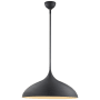Visual Comfort Agnes 21" Large Pendant Light by AERIN Matte Black