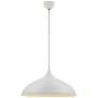 Visual Comfort Agnes 21" Large Pendant Light by AERIN Plaster White