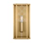 Visual Comfort Erro 14" Tall Bathroom Sconce Burnished Brass