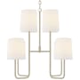 Visual Comfort Go 8 Light 31" Wide Chandelier China White