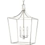 Visual Comfort Southold 3 Light 14" Wide Taper Candle Pendant Polished Nickel