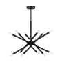 Visual Comfort Eastyn 12 Light 28" Wide Sputnik Chandelier Midnight Black