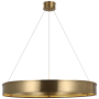 Visual Comfort Connery 40" Wide LED Ring Chandelier Antique-Burnished Brass
