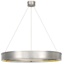 Visual Comfort Connery 40" Wide LED Ring Chandelier Polished Nickel