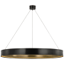 Visual Comfort Connery 50" Wide LED Ring Chandelier Bronze