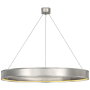 Visual Comfort Connery 50" Wide LED Ring Chandelier Polished Nickel