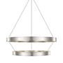 Visual Comfort Connery 41" Wide LED Ring Chandelier Polished Nickel