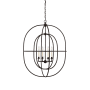 Visual Comfort Desmond 4 Light 31" Wide Abstract Chandelier Aged Iron