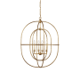 Visual Comfort Desmond 4 Light 31" Wide Abstract Chandelier Gild