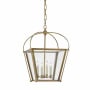 Visual Comfort Riverside 13" Pendant Light by E. F. Chapman Antique Burnished Brass