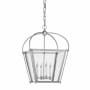 Visual Comfort Riverside 13" Pendant Light by E. F. Chapman Polished Nickel