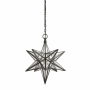 Visual Comfort Moravian Star 18" Pendant Light by E. F. Chapman Aged Iron