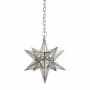 Visual Comfort Moravian Star 18" Pendant Light by E. F. Chapman Burnished Silver Leaf
