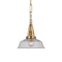 Visual Comfort Layton 10" Wide Pendant Antique-Burnished Brass