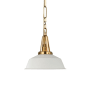 Visual Comfort Layton 10" Wide Pendant Antique-Burnished Brass