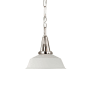 Visual Comfort Layton 10" Wide Pendant Polished Nickel