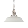 Visual Comfort Layton 20" Wide Pendant Polished Nickel