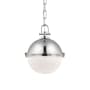 Visual Comfort Adrian 14" Wide Pendant Polished Nickel