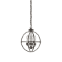 Visual Comfort Lexie 4 Light 14" Wide Pendant Aged Iron