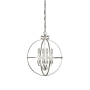 Visual Comfort Lexie 4 Light 18" Wide Pendant Polished Nickel