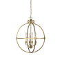Visual Comfort Lexie 4 Light 30" Wide Pendant Antique-Burnished Brass