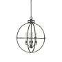 Visual Comfort Lexie 4 Light 30" Wide Pendant Aged Iron