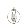 Visual Comfort Lexie 4 Light 30" Wide Pendant Antique Nickel