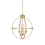 Visual Comfort Lexie 4 Light 30" Wide Pendant Gilded Iron