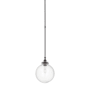 Visual Comfort Parkington 10" Wide Pendant Bronze / Clear Glass