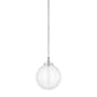 Visual Comfort Parkington 14" Wide Pendant Polished Nickel / Clear Glass