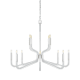 Visual Comfort Reagan 12 Light 45" Wide Chandelier Polished Nickel / Crystal
