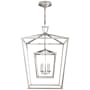 Visual Comfort Darlana 24" Large Double Cage Lantern by E. F. Chapman Aged Iron