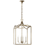 Visual Comfort Darlana 17" Fancy Lantern by E. F. Chapman Gilded Iron