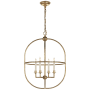 Visual Comfort Desmond 21" Open Oval Lantern by E. F. Chapman Gild
