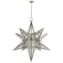 Visual Comfort Moravian Star 48" XL Star Lantern by E. F. Chapman Burnished Silver Leaf
