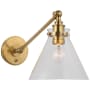 Visual Comfort Parkington 12" Tall Wall Sconce Antique-Burnished Brass