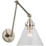 Visual Comfort Parkington 15" Tall Wall Sconce Polished Nickel